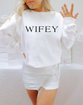 Load image into Gallery viewer, Wifey Mrs. Sweatshirt
