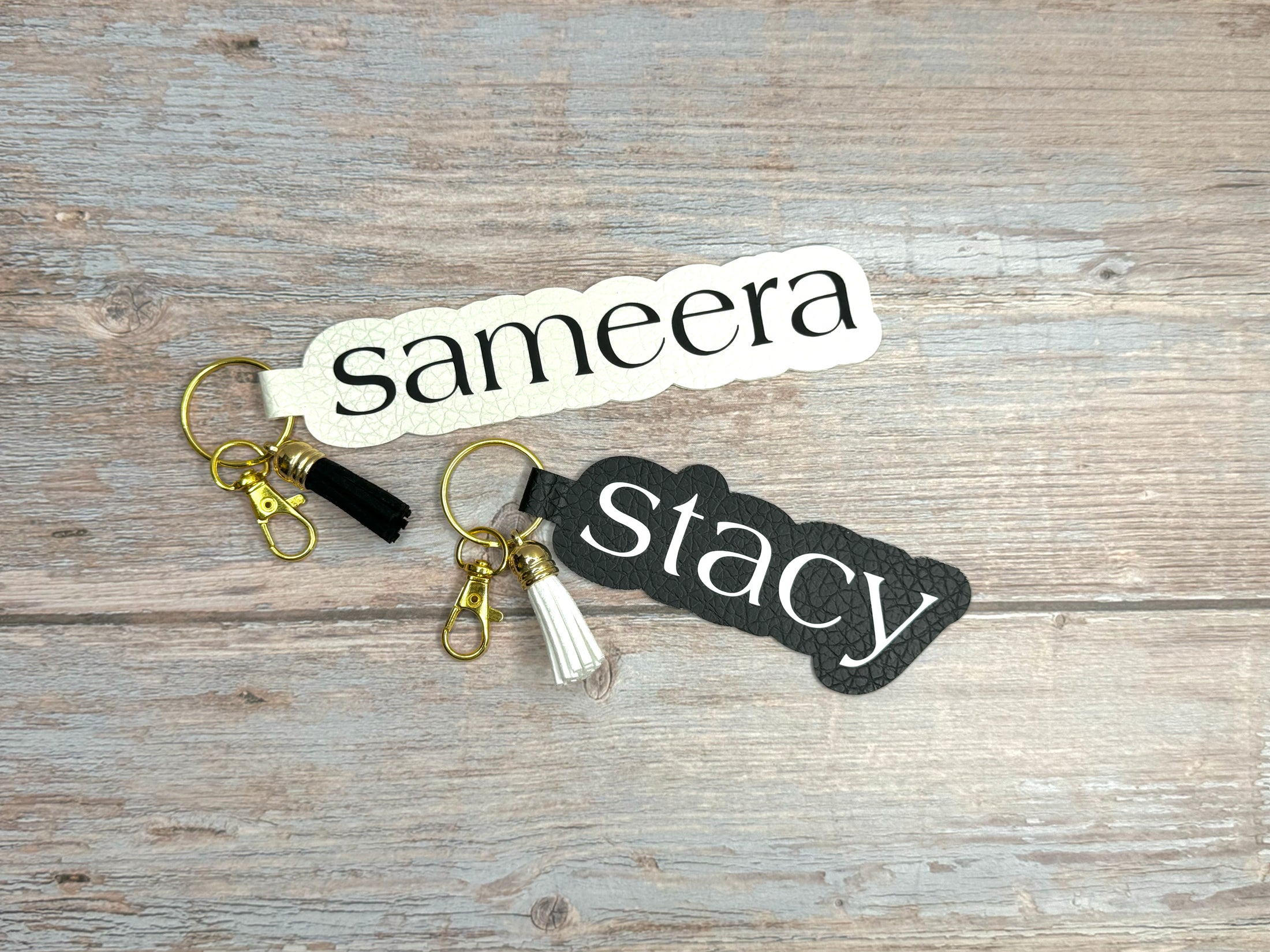 Personalized Leather Keychain