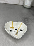 Load image into Gallery viewer, Personalized Heart Ring Dish
