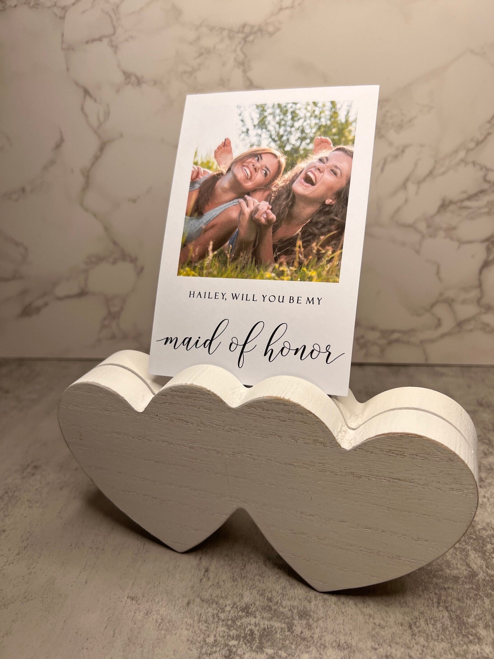 Photo Bridesmaid Card